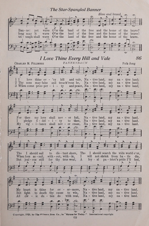 The Junior Hymnal page 69