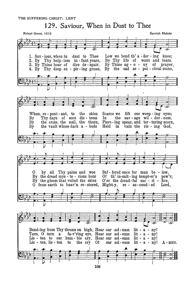 The Junior Hymnal, Containing Sunday School and Luther League Liturgy and Hymns for the Sunday School page 108