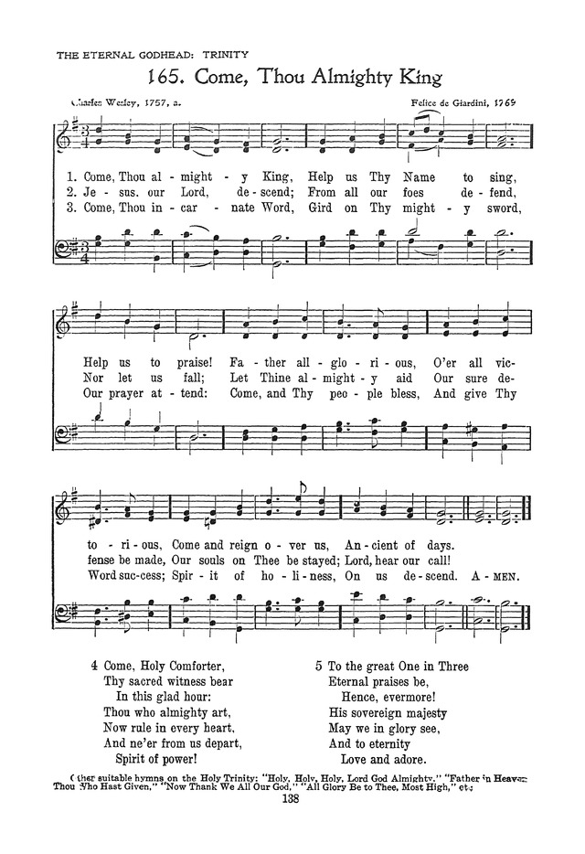 The Junior Hymnal, Containing Sunday School and Luther League Liturgy and Hymns for the Sunday School page 138