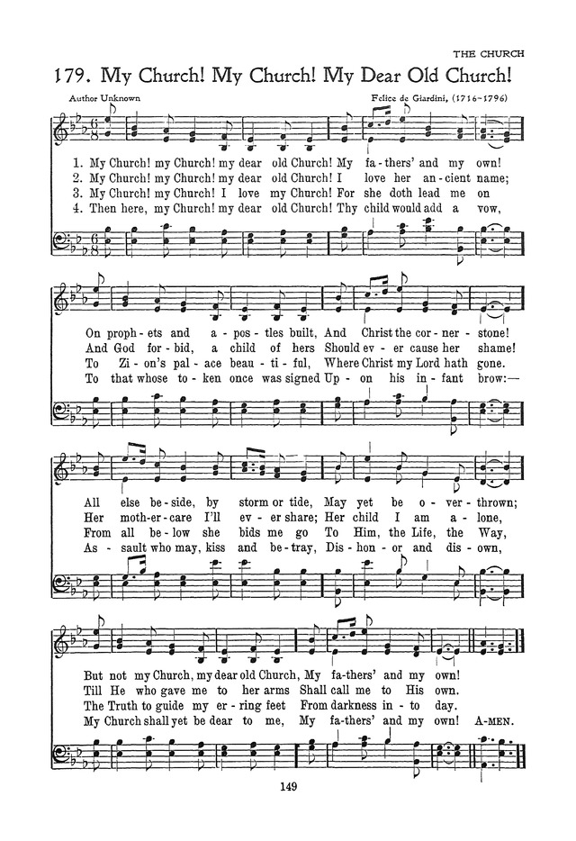 The Junior Hymnal, Containing Sunday School and Luther League Liturgy and Hymns for the Sunday School page 149