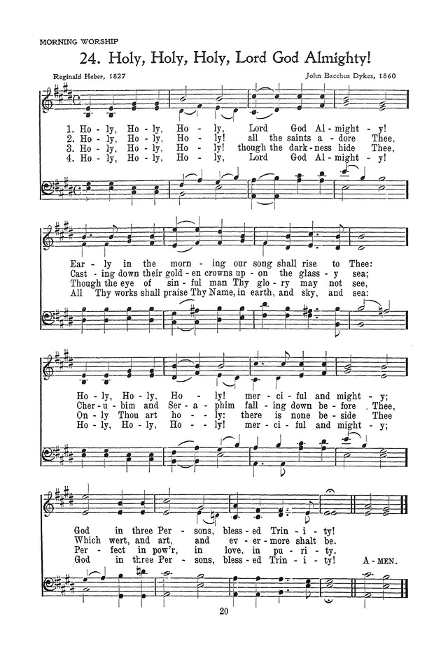 The Junior Hymnal, Containing Sunday School and Luther League Liturgy and Hymns for the Sunday School page 20