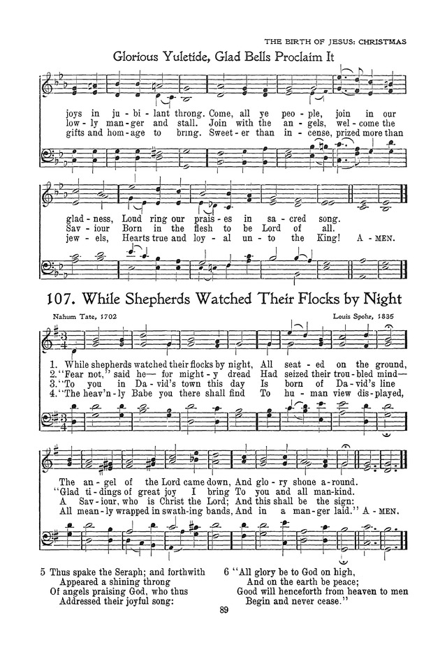 The Junior Hymnal, Containing Sunday School and Luther League Liturgy and Hymns for the Sunday School page 89