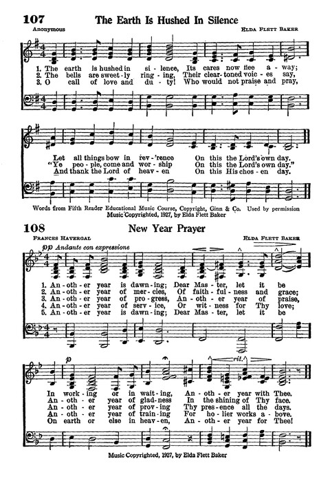 Junior Hymns and Songs: for use in Church School, Sunday Session, Week Day Session, Vacation Session, Junior Societies (Judson Ed.) page 104