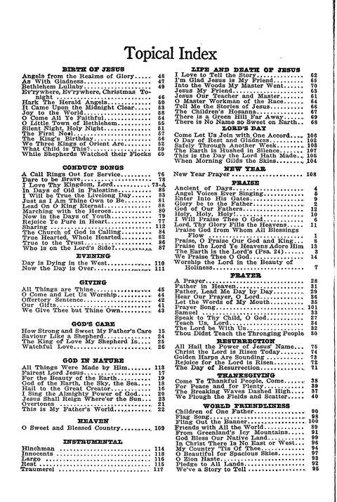 Junior Hymns and Songs: for use in Church School, Sunday Session, Week Day Session, Vacation Session, Junior Societies (Judson Ed.) page 128