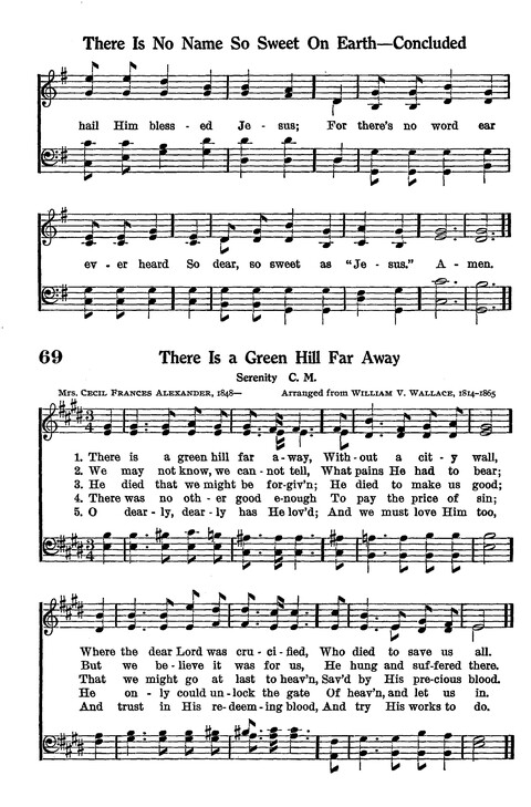 Junior Hymns and Songs: for use in Church School, Sunday Session, Week Day Session, Vacation Session, Junior Societies (Judson Ed.) page 67