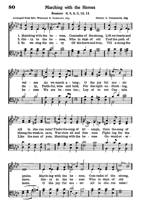 Junior Hymns and Songs: for use in Church School, Sunday Session, Week Day Session, Vacation Session, Junior Societies (Judson Ed.) page 80