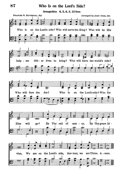 Junior Hymns and Songs: for use in Church School, Sunday Session, Week Day Session, Vacation Session, Junior Societies (Judson Ed.) page 86