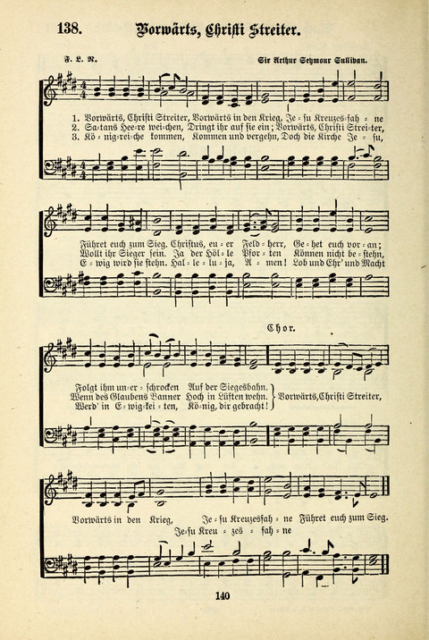 Jubel-Klänge: eine Sammlung geistlicher Lieder für Sonntagschulen und Jugendvereine page 140