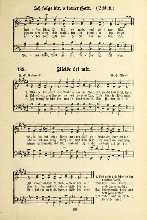 Jubel-Klänge: eine Sammlung geistlicher Lieder für Sonntagschulen und Jugendvereine page 189