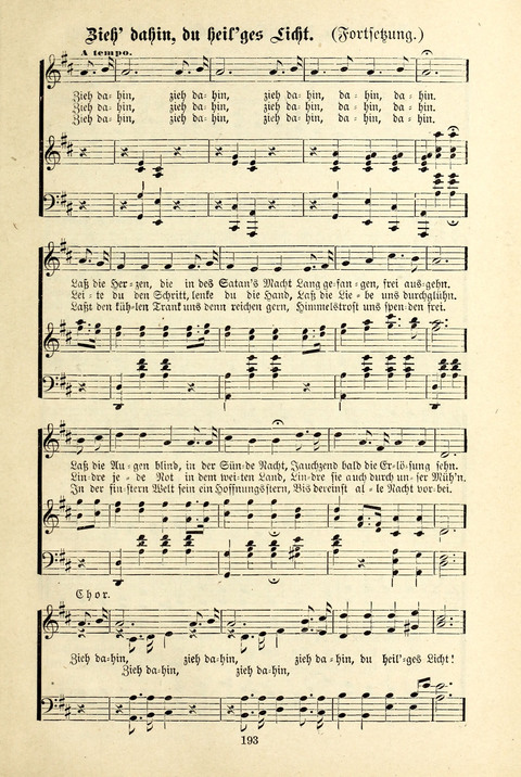 Jubel-Klänge: eine Sammlung geistlicher Lieder für Sonntagschulen und Jugendvereine page 193