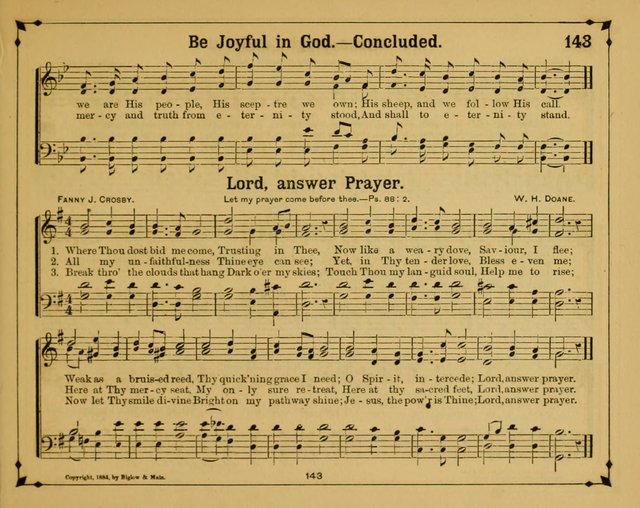 Joyful Lays: a new collection of songs, prepared and adapted for the Sunday School page 148