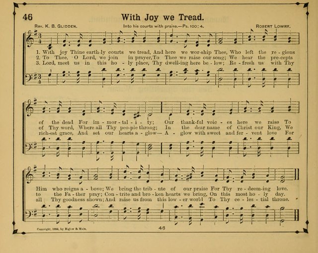 Joyful Lays: a new collection of songs, prepared and adapted for the Sunday School page 51
