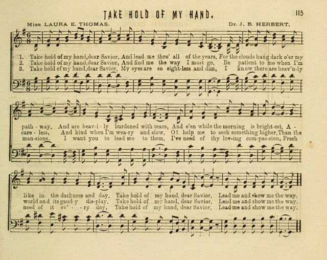 Joyful Songs: a choice collection of new Sunday School music page 115