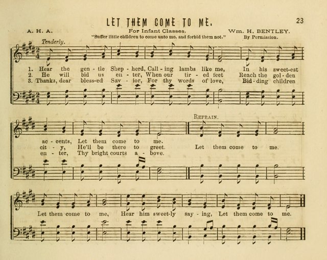 Joyful Songs: a choice collection of new Sunday School music page 23