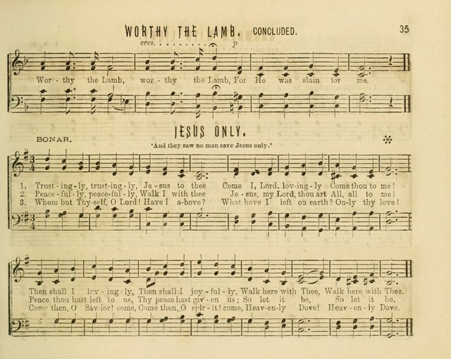 Joyful Songs: a choice collection of new Sunday School music page 35