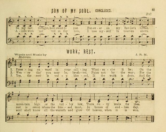 Joyful Songs: a choice collection of new Sunday School music page 41