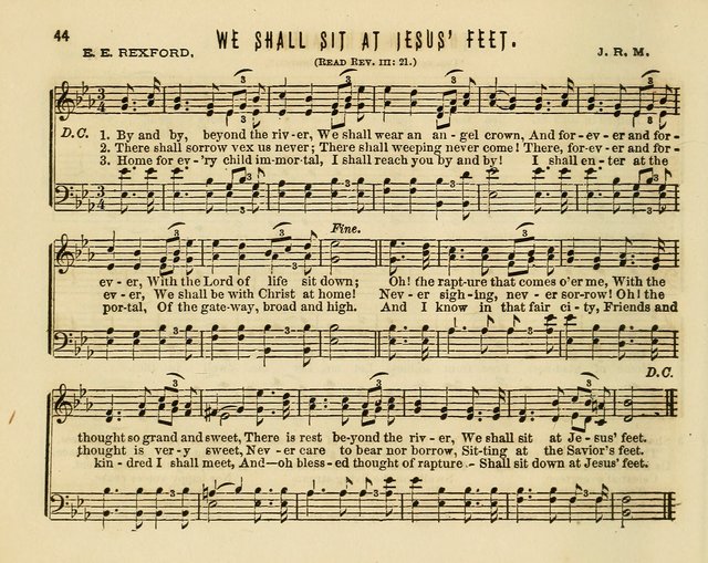 Joyful Songs: a choice collection of new Sunday School music page 44