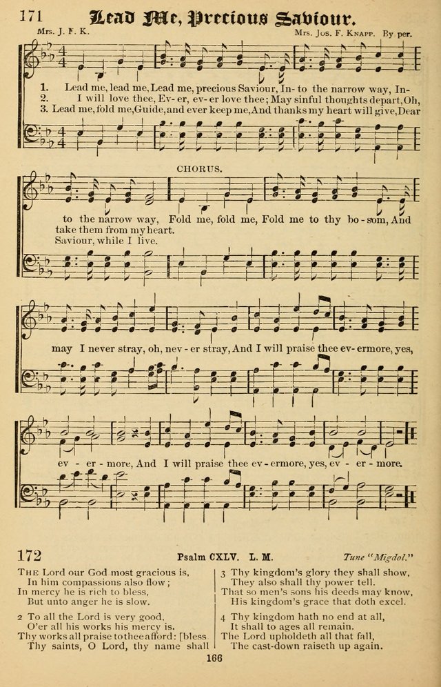 Junior Songs: a collection of sacred hymns and songs; for use in meetings of junior societies, Sunday Schools, etc. page 164