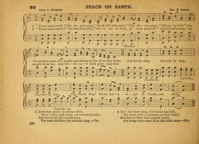 The Jewel: a selection of hymns and tunes for the Sabbath school, designed as a supplement to "The Gem" page 100