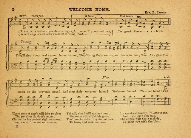 The Jewel: a selection of hymns and tunes for the Sabbath school, designed as a supplement to "The Gem" page 11