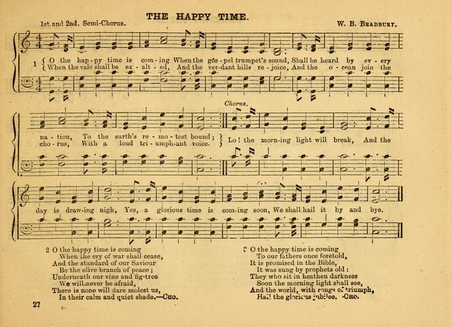 The Jewel: a selection of hymns and tunes for the Sabbath school, designed as a supplement to "The Gem" page 27