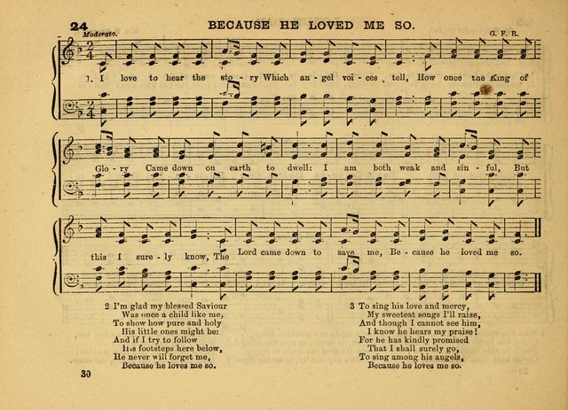 The Jewel: a selection of hymns and tunes for the Sabbath school, designed as a supplement to "The Gem" page 30