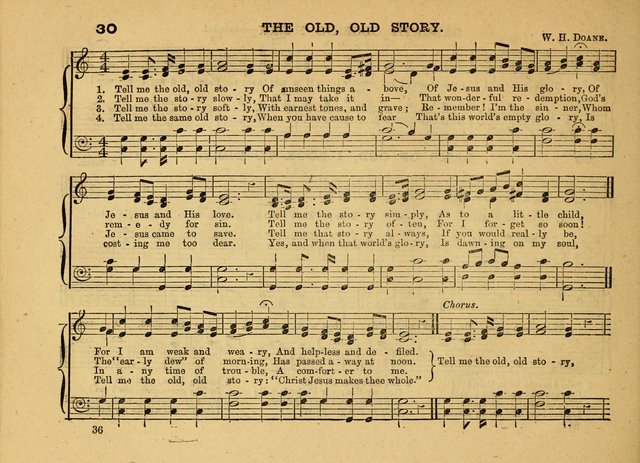 The Jewel: a selection of hymns and tunes for the Sabbath school, designed as a supplement to "The Gem" page 36