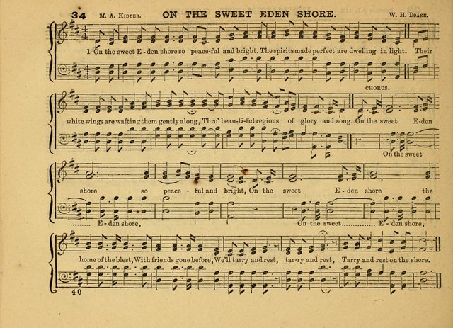 The Jewel: a selection of hymns and tunes for the Sabbath school, designed as a supplement to "The Gem" page 40