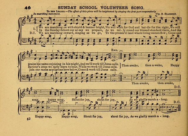 The Jewel: a selection of hymns and tunes for the Sabbath school, designed as a supplement to "The Gem" page 52