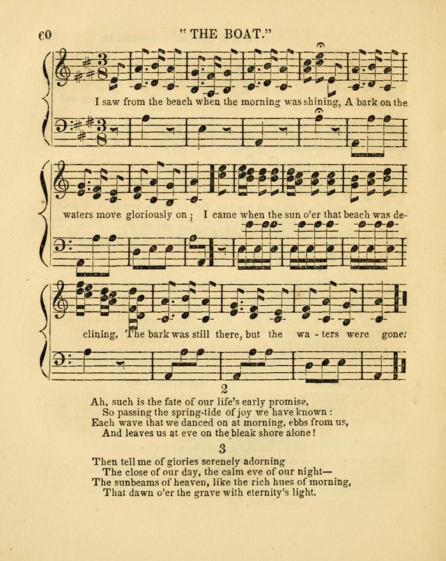 Juvenile Songs: religious, moral and sentimental, with brief exercises, adapted to the purposes of primary instruction page 60