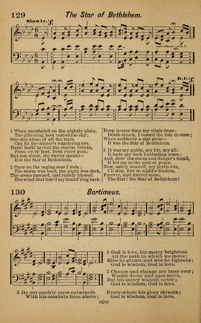 Joy to the World: or, sacred songs for gospel meetings page 100