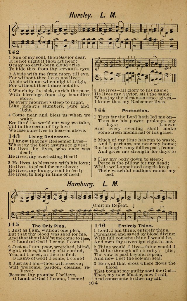 Joy to the World: or, sacred songs for gospel meetings page 104