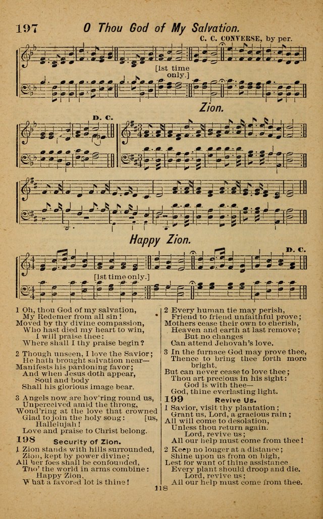 Joy to the World: or, sacred songs for gospel meetings page 118