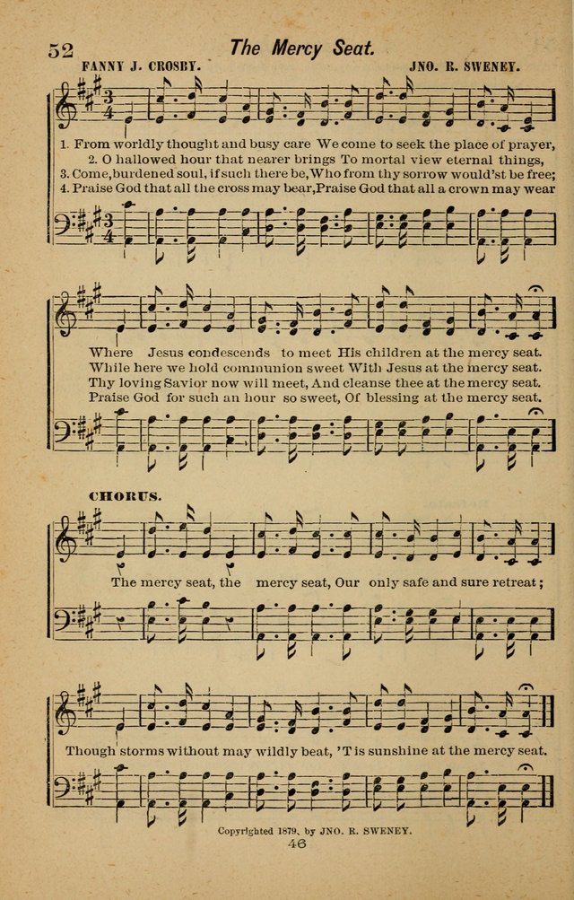 Joy to the World: or, sacred songs for gospel meetings page 46