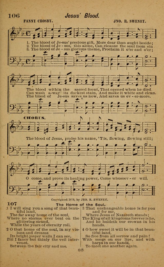 Joy to the World: or, sacred songs for gospel meetings page 85