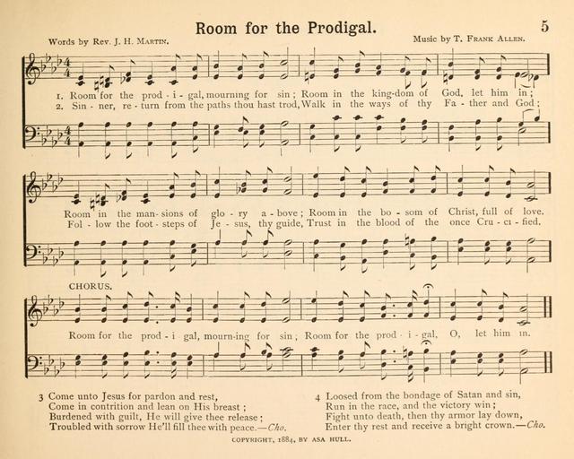 Jewels of Praise: a collection of choice original hymns and tunes suitable for Sunday-Schools, Bible Classes and the Home Circle page 5