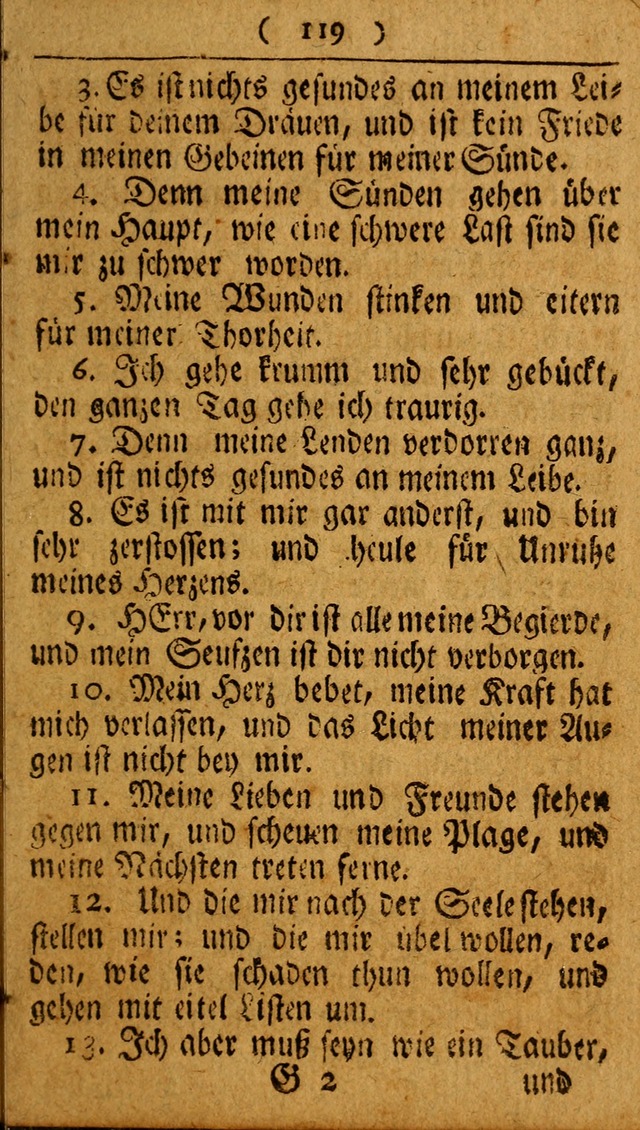 Kleine catechismus des D. Martin Luthers: nebst den gewoÌˆhulichen Morgen-Zisch- und Abend-Gebeten ; welchem die ordnung des heils ... wie auch ... d page 119