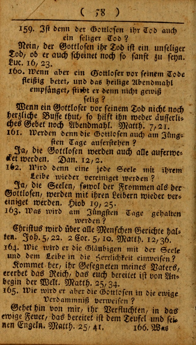 Kleine catechismus des D. Martin Luthers: nebst den gewoÌˆhulichen Morgen-Zisch- und Abend-Gebeten ; welchem die ordnung des heils ... wie auch ... d page 58