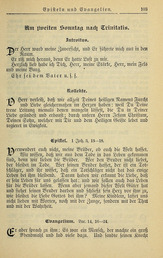 Kirchenbuch für Evangelisch-Lutherische Gemeinden page 103