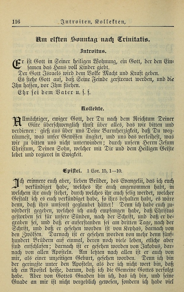 Kirchenbuch für Evangelisch-Lutherische Gemeinden page 116