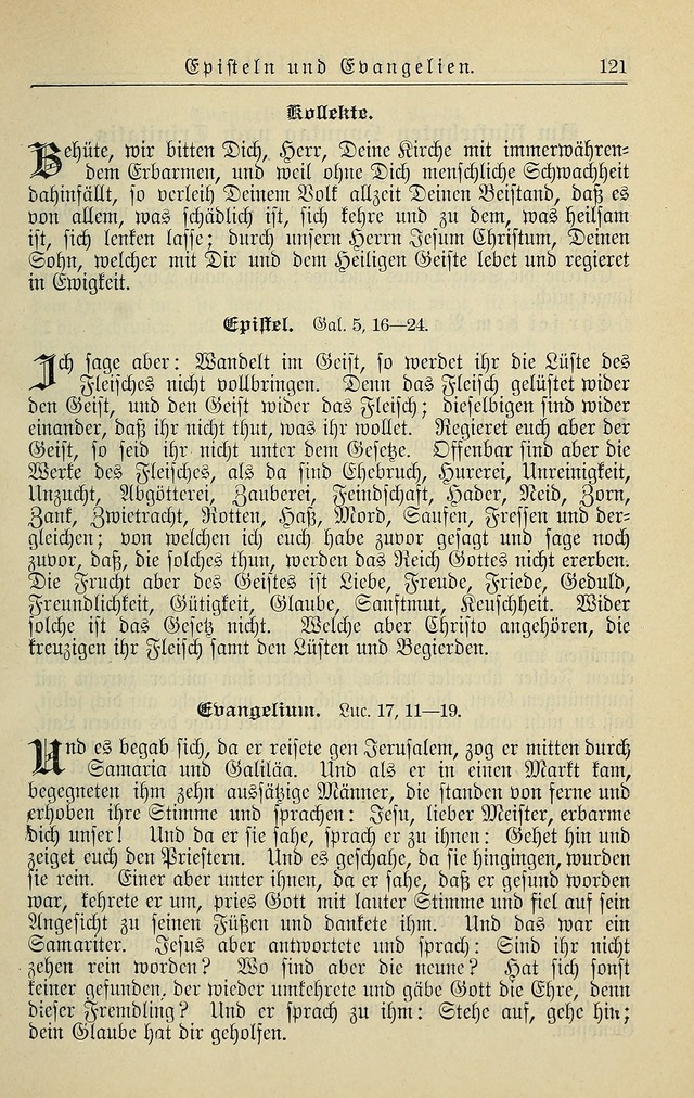 Kirchenbuch für Evangelisch-Lutherische Gemeinden page 121