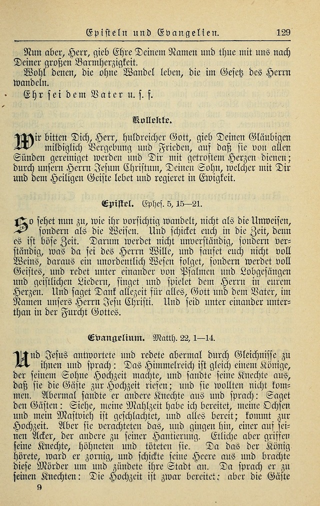 Kirchenbuch für Evangelisch-Lutherische Gemeinden page 129