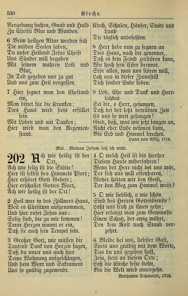 Kirchenbuch für Evangelisch-Lutherische Gemeinden page 530