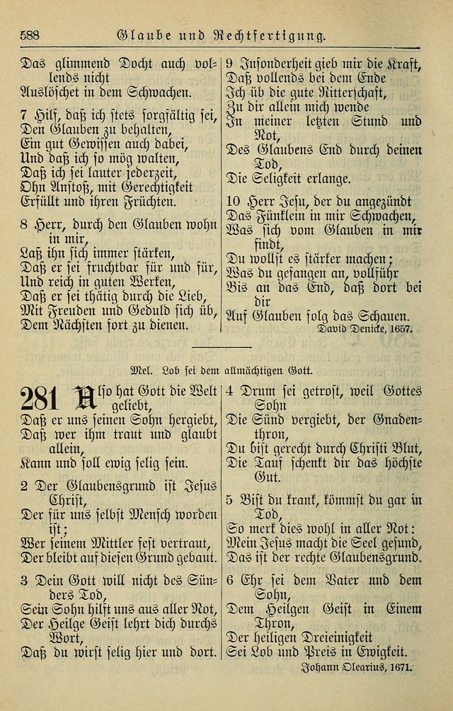 Kirchenbuch für Evangelisch-Lutherische Gemeinden page 588
