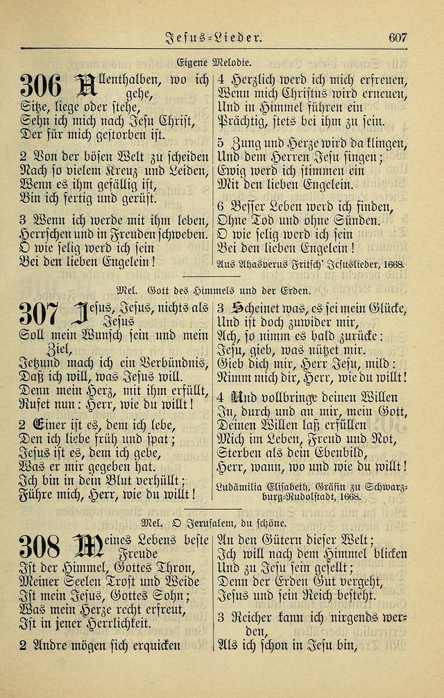 Kirchenbuch für Evangelisch-Lutherische Gemeinden page 607