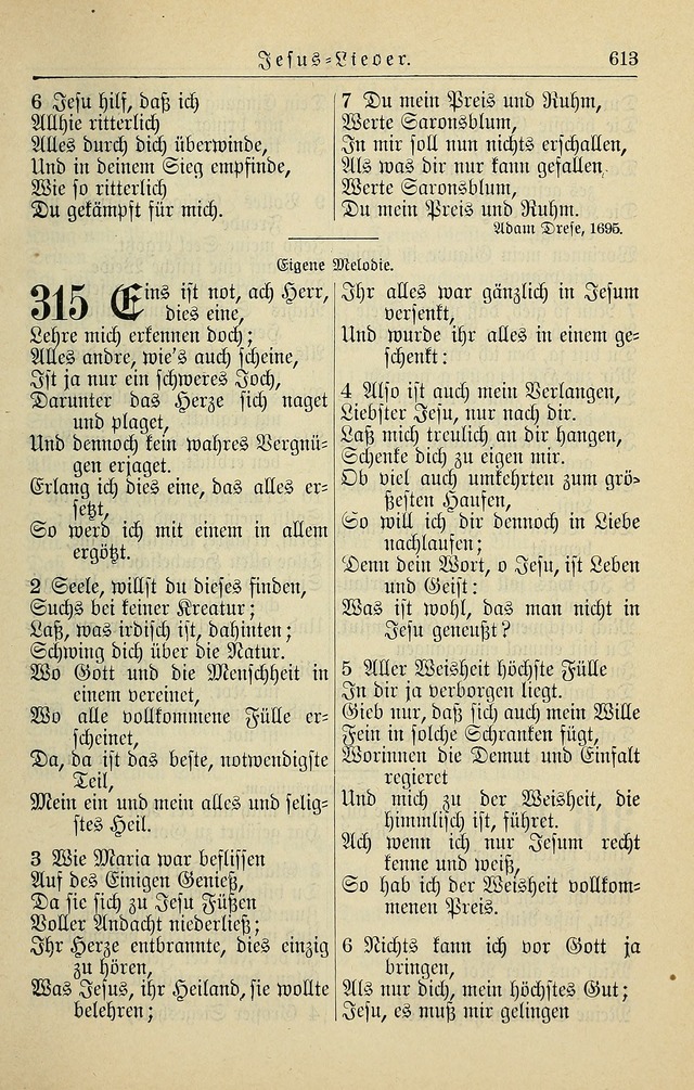 Kirchenbuch für Evangelisch-Lutherische Gemeinden page 613