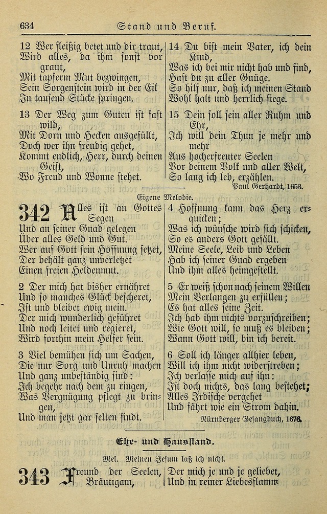 Kirchenbuch für Evangelisch-Lutherische Gemeinden page 634