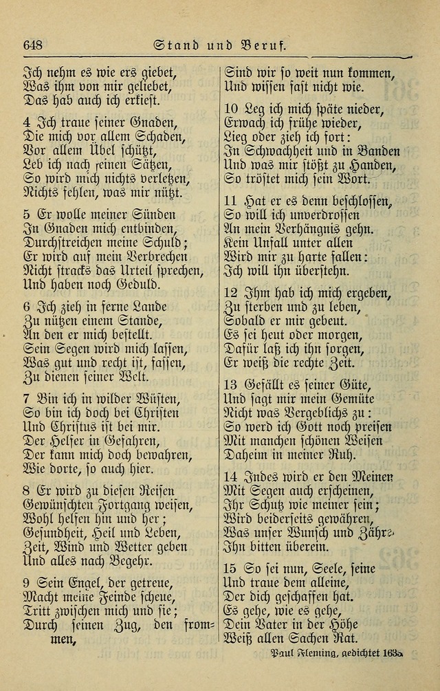 Kirchenbuch für Evangelisch-Lutherische Gemeinden page 648