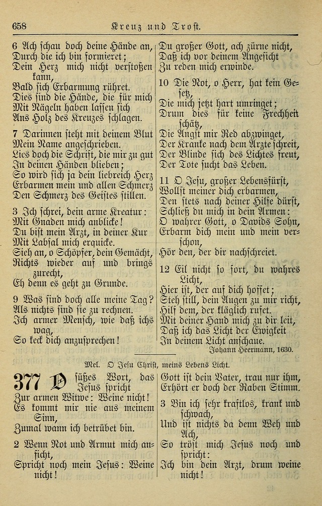 Kirchenbuch für Evangelisch-Lutherische Gemeinden page 658