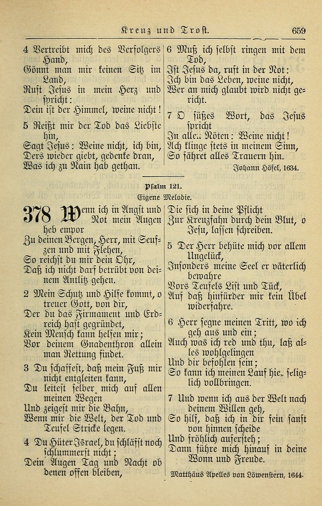 Kirchenbuch für Evangelisch-Lutherische Gemeinden page 659